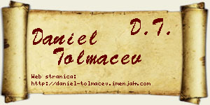 Daniel Tolmačev vizit kartica